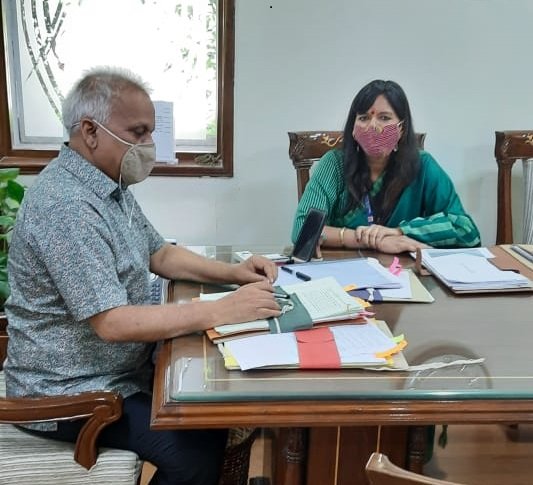 पशुओं को रेलपटरियों पर दुर्घटनाग्रस्त होने से बचाने के सम्बन्ध में कार्ययोजना पर चर्चा 1 WhatsApp Image 2021 04 09 at 6.23.18 PM 1