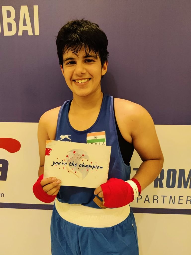 आर्मि पब्लिक स्कूल हिसार की छात्रा ने जीता जूनियर एशियन बॉक्सिंग में स्वर्ण पदक। 1 WhatsApp Image 2021 08 30 at 11.47.27 PM