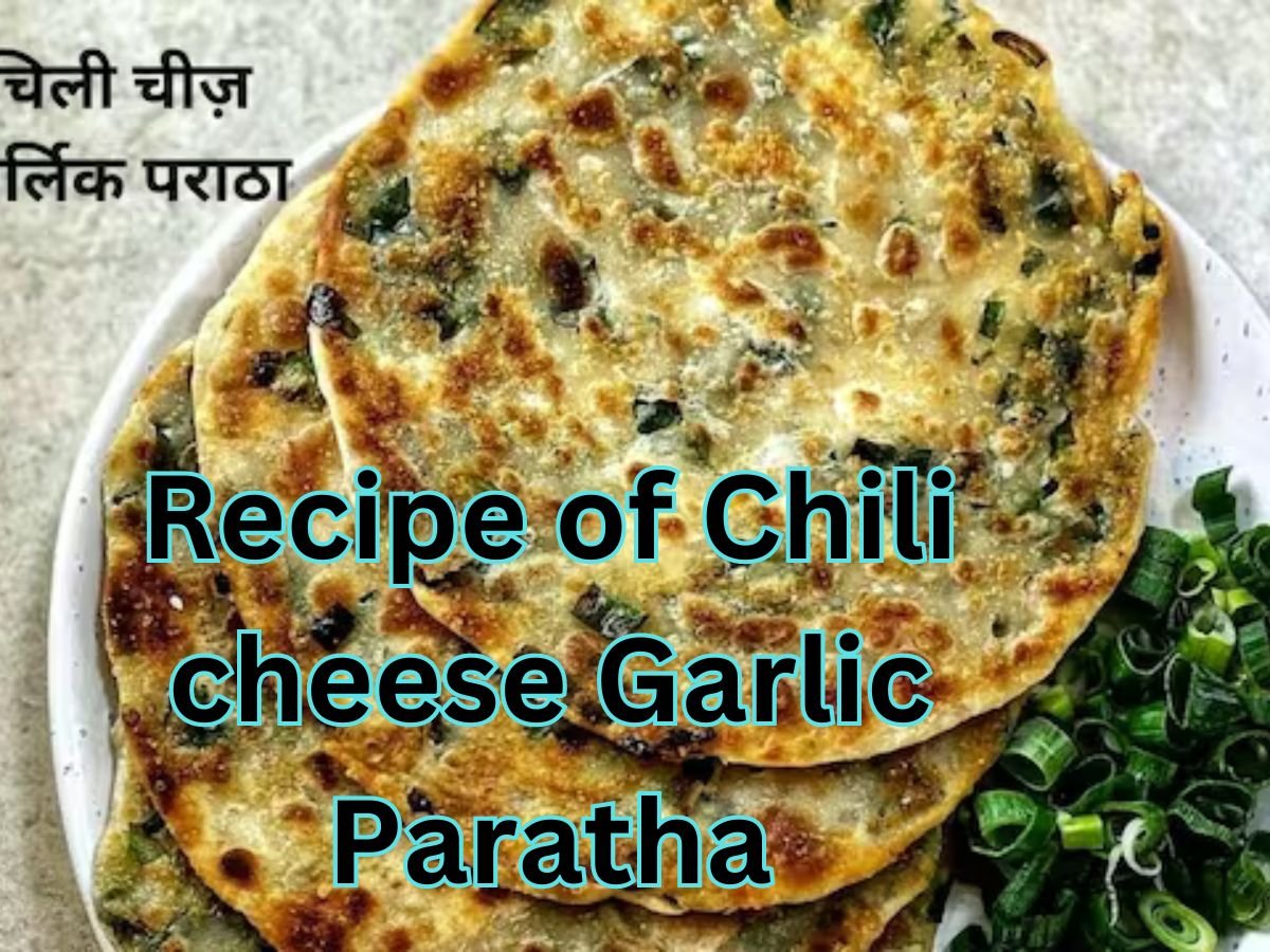 Recipe of Chili cheese Garlic Paratha