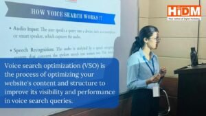 HiDM डिजिटल मार्केटिंग सेमिनार फेस्ट 2023- “Voice Search Optimization के साथ, कंपनियां अपनी दृश्यता और विश्वसनीयता में सुधार कर सकती हैं,” लशिका ने कहा 1 Voice Search Optimization