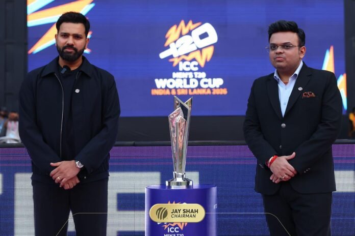 खास मौजूदगी: टूर्नामेंट के एंबेसडर और स्थानीय हीरो रोहित शर्मा का वानखेड़े में होना शानदार था—जय शाह Rohit Sharma Wankhede