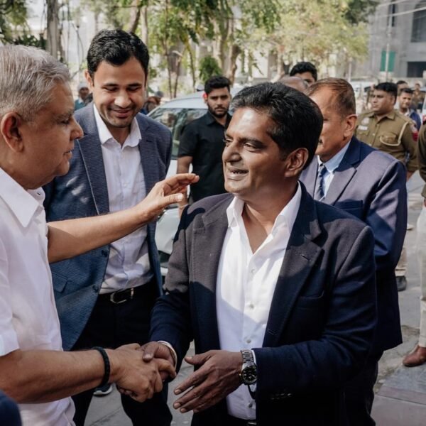 हिसार में पूर्व उपराष्ट्रपति जगदीप धनखड़ का भव्य अभिनंदन Jagdeep Dhankhar Hisar Visit