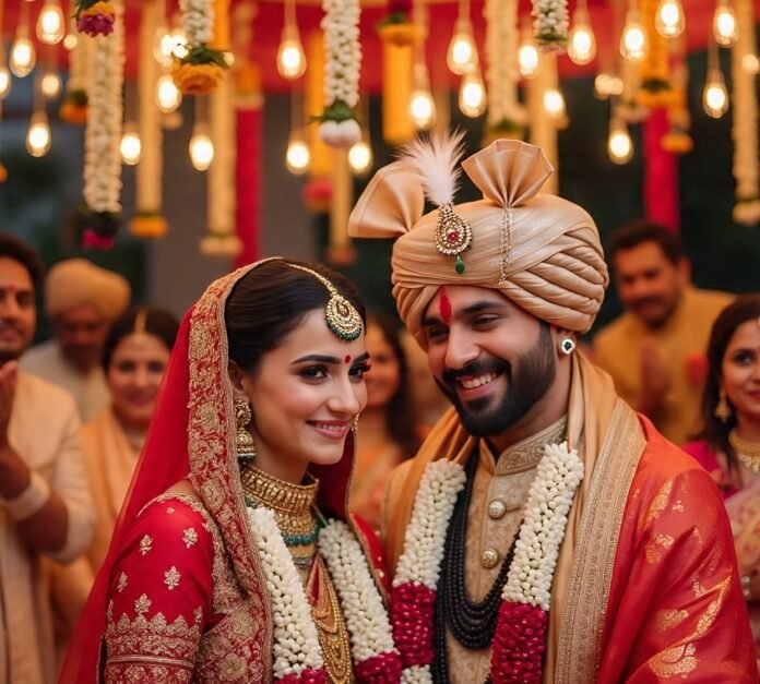 अनोखा नजारा! यूपी के एटा में दो चचेरे भाइयों की साथ हुई शादी, हेलीकॉप्टर से विदा हुईं दुल्हनें Etah Helicopter Wedding