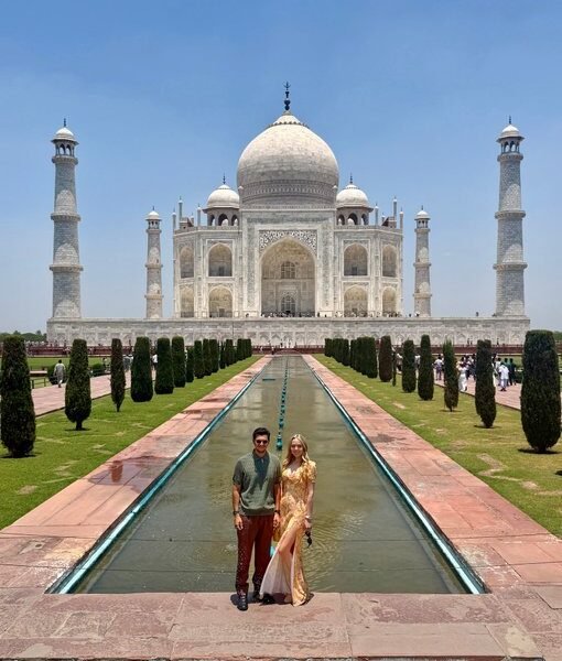 ताजमहल देखकर बोलीं टिफनी ट्रंप- ‘शानदार’Tiffany Trump India Visit