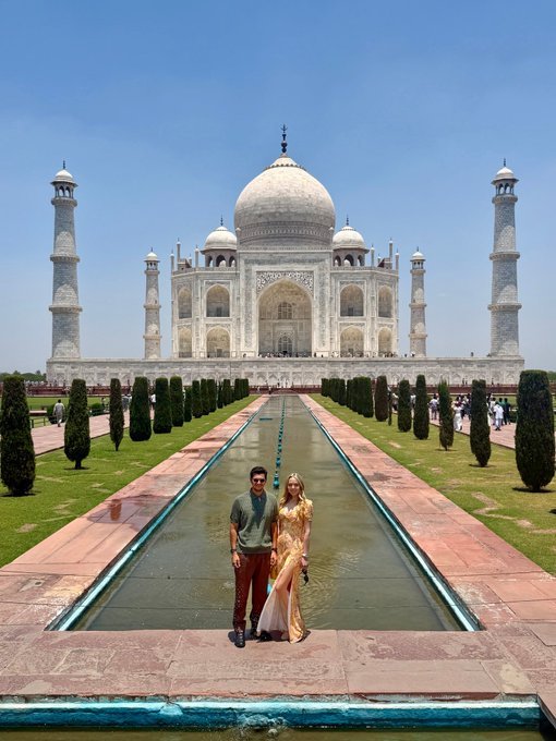 202605313808651 ताजमहल देखकर बोलीं टिफनी ट्रंप- 'शानदार'Tiffany Trump India Visit